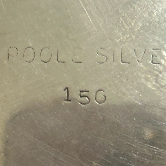 Vintage 5-Piece EPC Poole Silver Co 150 Elegant Silverplate Tea Set and Tray - Picture 7 of 16